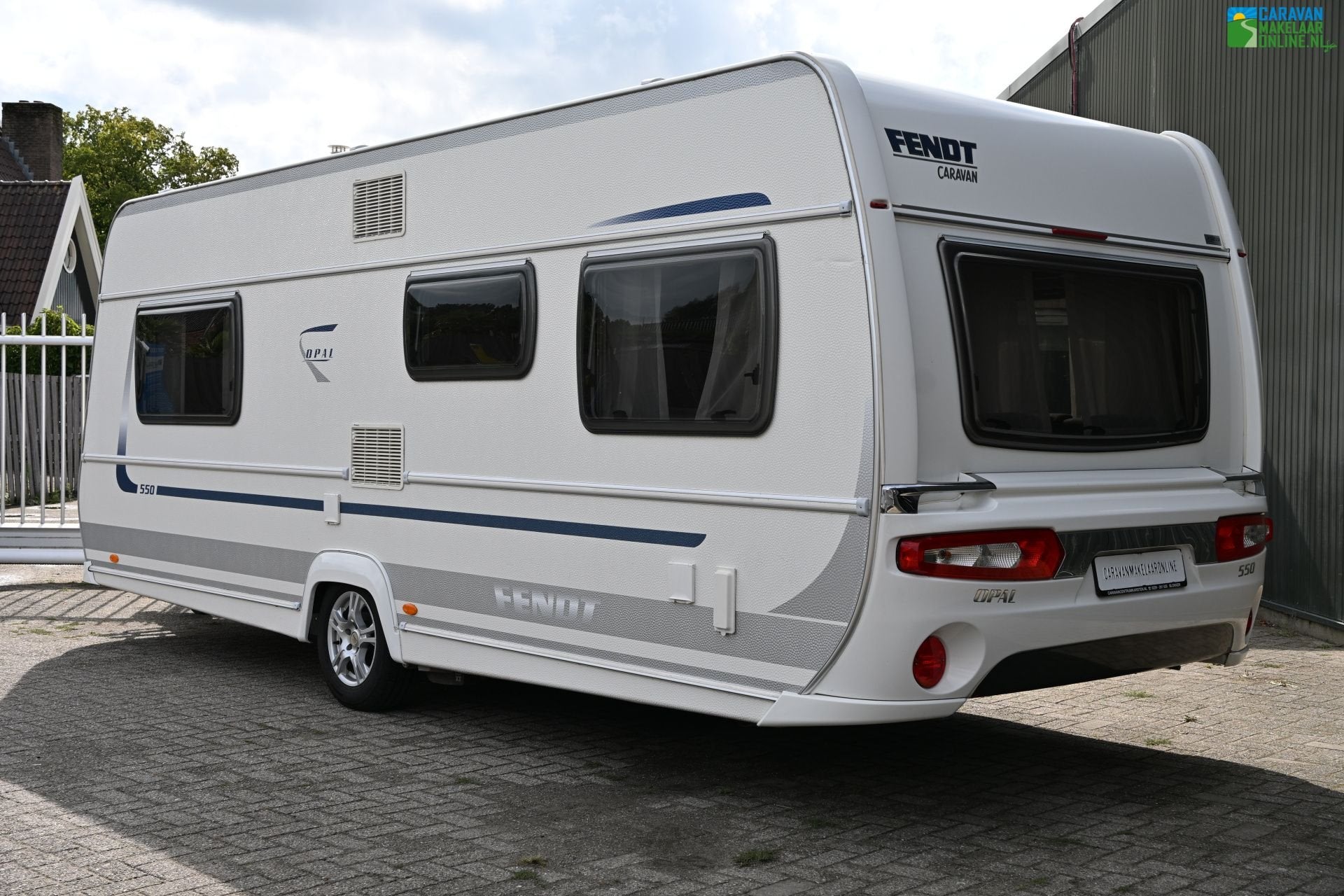 Fendt Opal 550 SG Mover Cassette Luifel Enkele bedden, Caravans en Kamperen, Rondzit, Bedrijf, Kachel, 1250 - 1500 kg