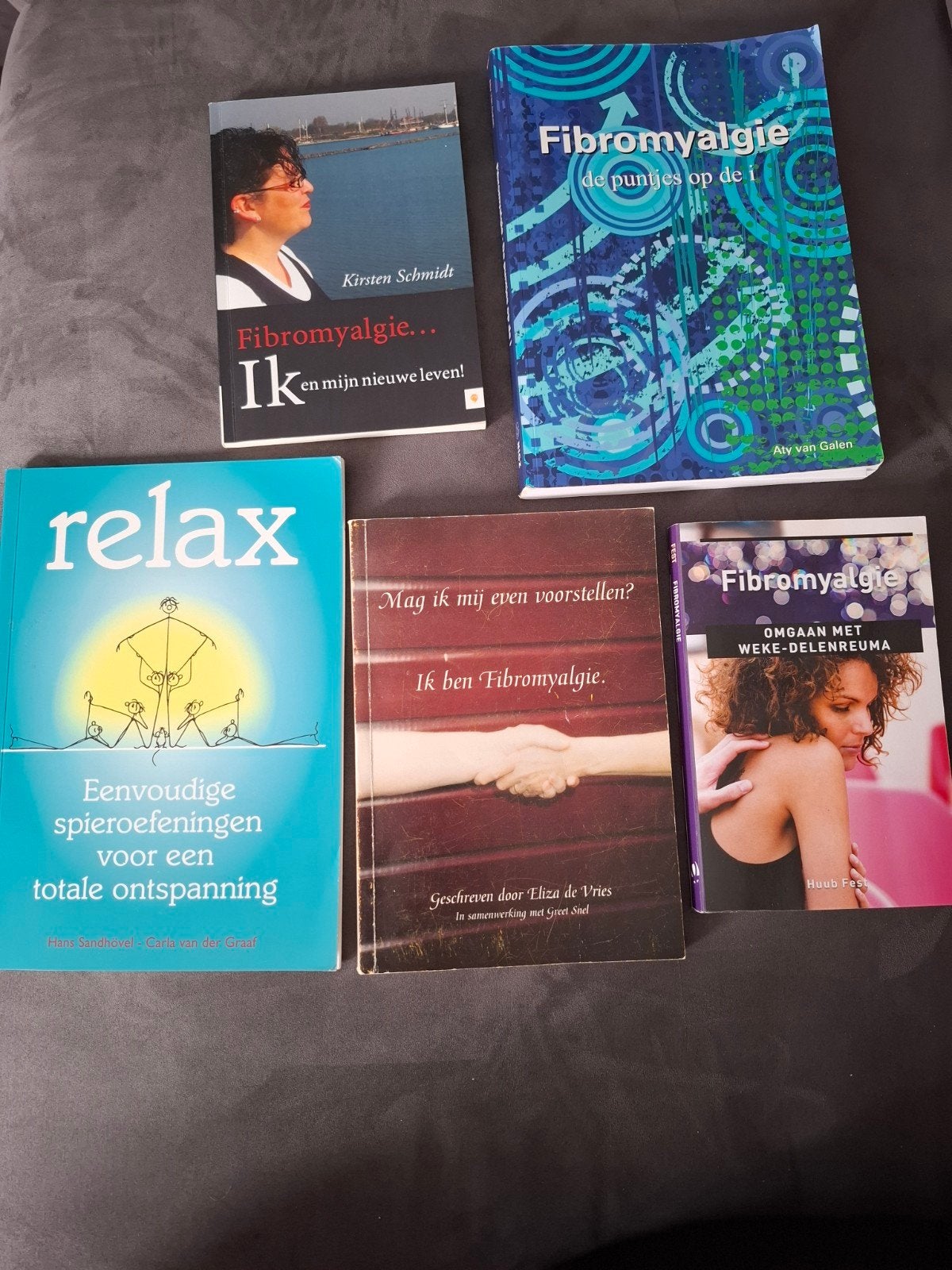 Boeken over Fibromyalgie (5 stuks), Boeken, Ophalen of Verzenden, Gelezen, Ziekte en Allergie, Diverse auteurs