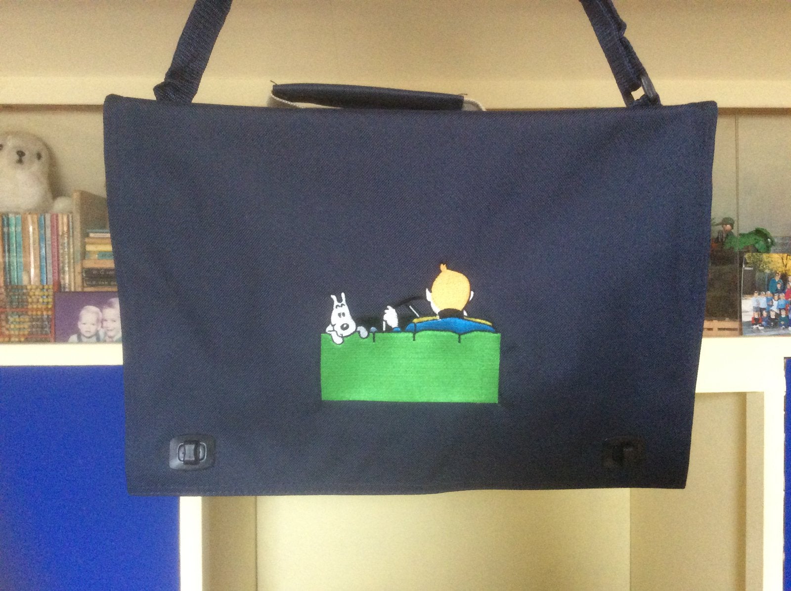 Kuifje en Bobbie schouder,hand/schooltas,nieuw,38x26 cm,stri, Verzamelen, Ophalen of Verzenden, Kuifje, Nieuw, Gebruiksvoorwerp