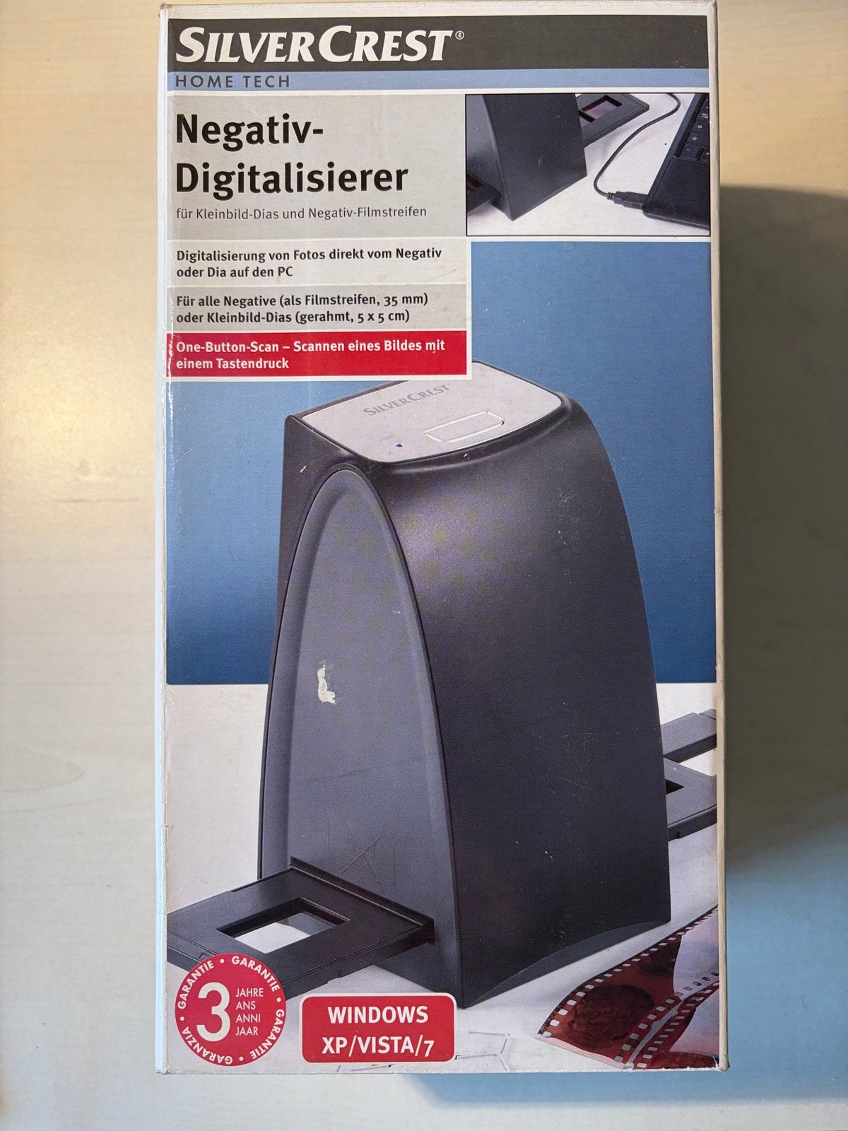SilverCrest Negatief-Digitaliseerder / Diascanner, Computers en Software, Scanners, Ophalen of Verzenden, Zo goed als nieuw, Diascanner