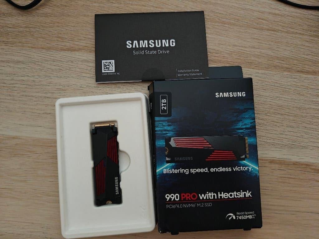 Samsung 990 PRO Heatsink 2TB | Geschikt voor PS5 & PC, Computers en Software, Harde schijven, Ophalen, Intern, 2TB, Samsung, SanDisk, Intel, OCZ
