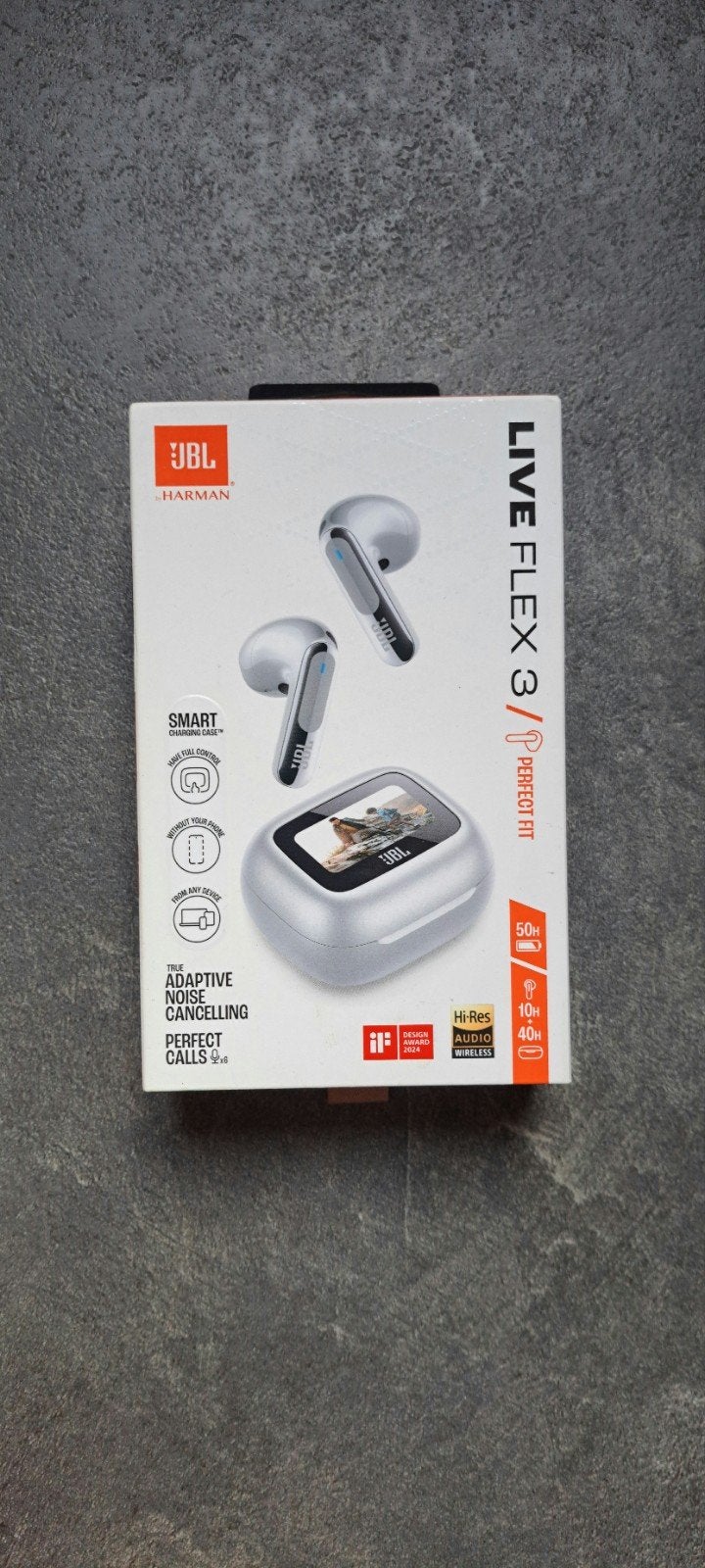 JBL Live Flex 3 - Zilver - Nieuw!, Telecommunicatie, Mobiele telefoons | Oordopjes, Zilver, Nieuw, Ophalen of Verzenden, JBL