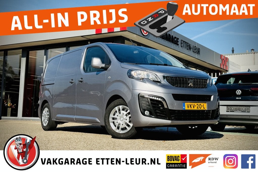 Peugeot Expert 2.0 BlueHDI Asphalt MARGE | AIRCO | TREKHAAK, Auto's, Automaat, 12 maanden, Gebruikt, Euro 6