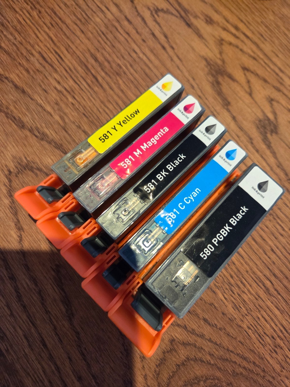 Nieuwe toners/inktpatronen 580/581, Ophalen, Nieuw, Cartridge, Ink&print