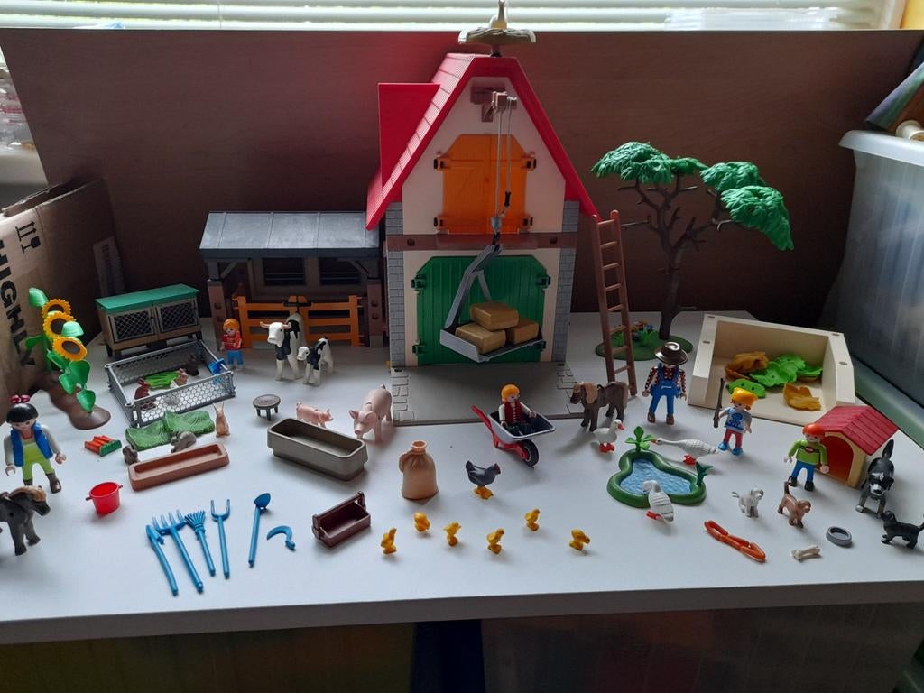 Playmobil boerderij, Ophalen of Verzenden, Zo goed als nieuw, Complete set