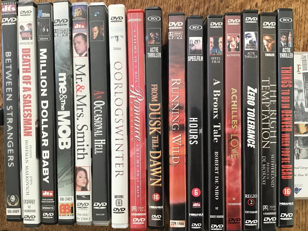 32 film dvd’s., Alle leeftijden, Ophalen, Gebruikt, Overige gebieden