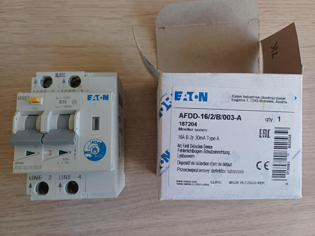 Eaton Moeller AFDD+ Vlamboogbeveiliging 187204, Ophalen of Verzenden, Nieuw, Schakelaar