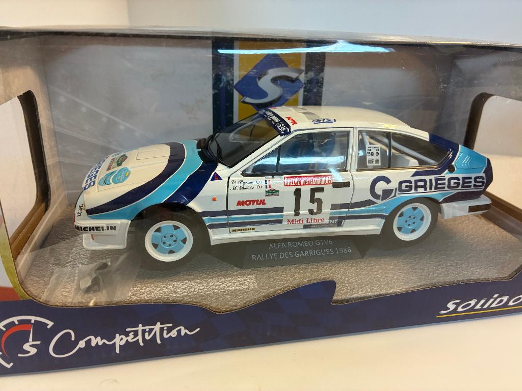 49873: Alfa Romeo GTV6 - Rignollet/Bathelot - 1986 Solido, Solido, Auto, Solido, Nieuw