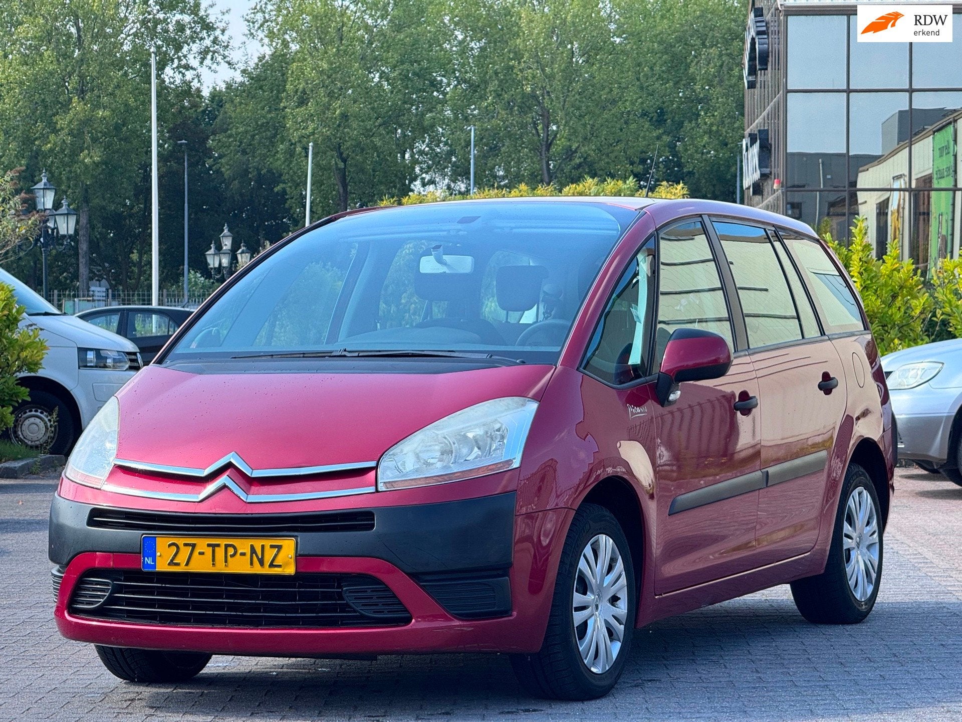 Citroen Grand C4 Picasso 1.8-16V Prestige 7 Persoons | APK 1, Auto's, Zwart, 4 cilinders, 1749 cc, 7 stoelen