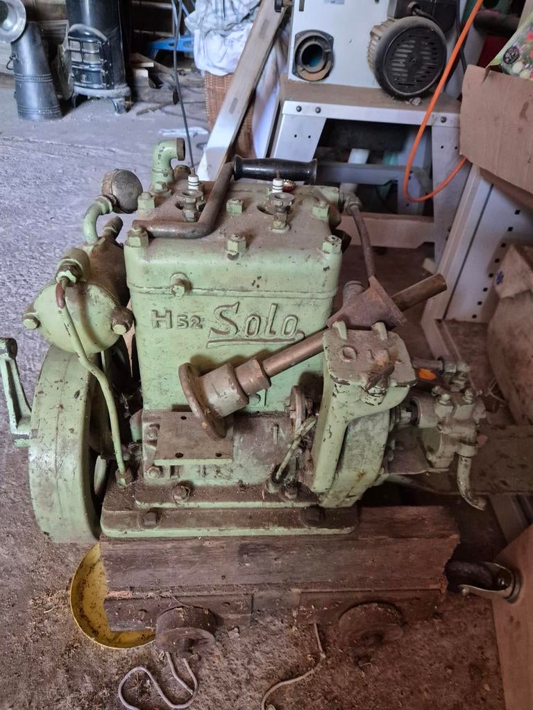 Oude Solo H52 Benzinemotor - Vintage Stationaire Motor, Ophalen, Gebruikt