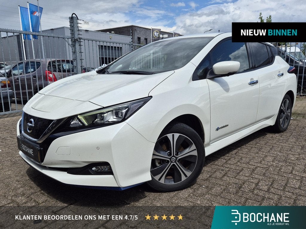 Nissan LEAF e+ N-Connecta 62 kWh | 350KM Long range | LED la, Auto's, Nissan, Stof, Gebruikt, Huisgarantie, Met garantie (alle)