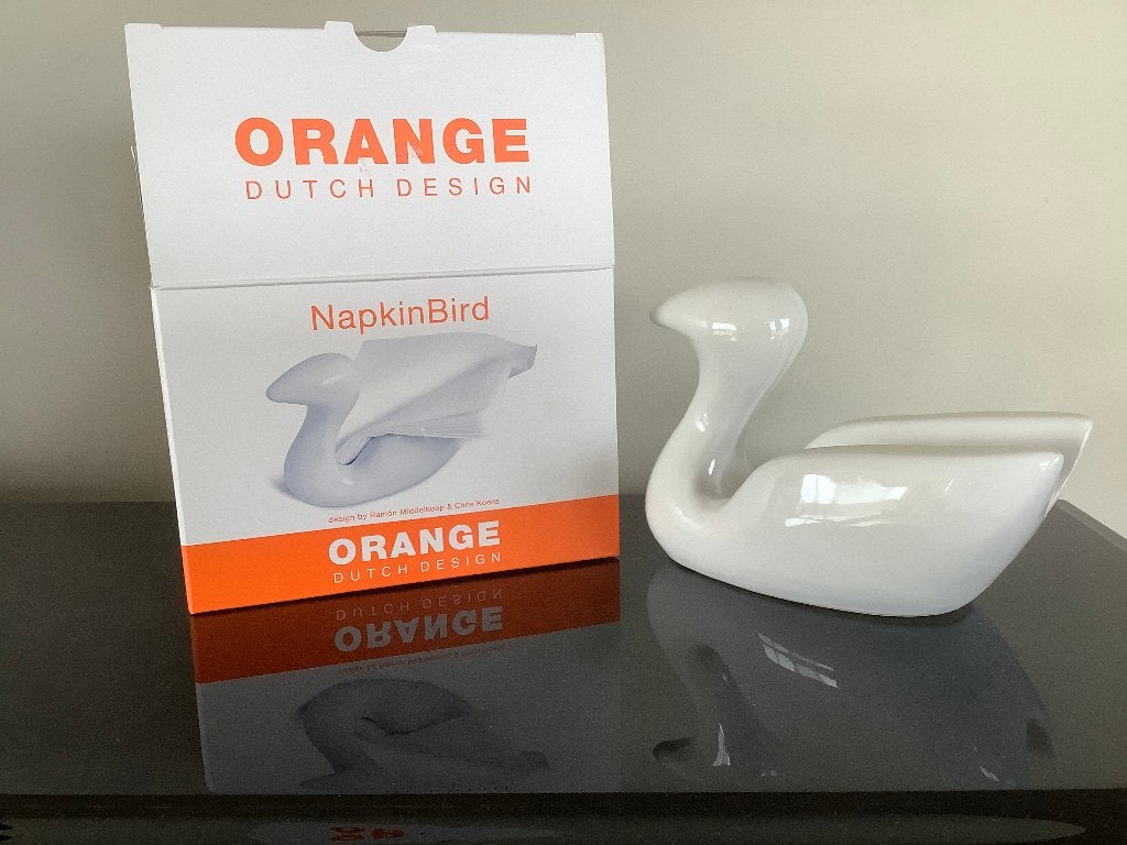 Invotis ‘Napkin Bird’ servettenhouder – Middelkoop & Koens, Ophalen of Verzenden, Huis en Inrichting