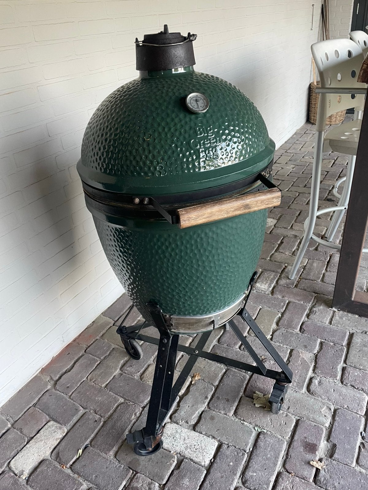 Big Green Egg Large, Ophalen, Gebruikt, Met accessoires