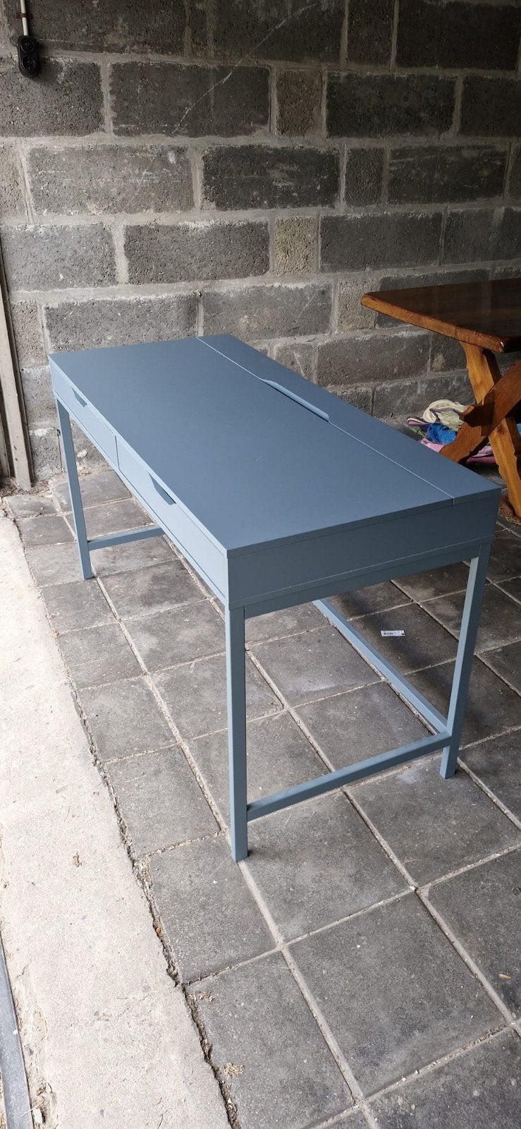 IKEA Alex Bureau - 132x58 cm, Ophalen, Demontabel, Gebruikt, IKEA