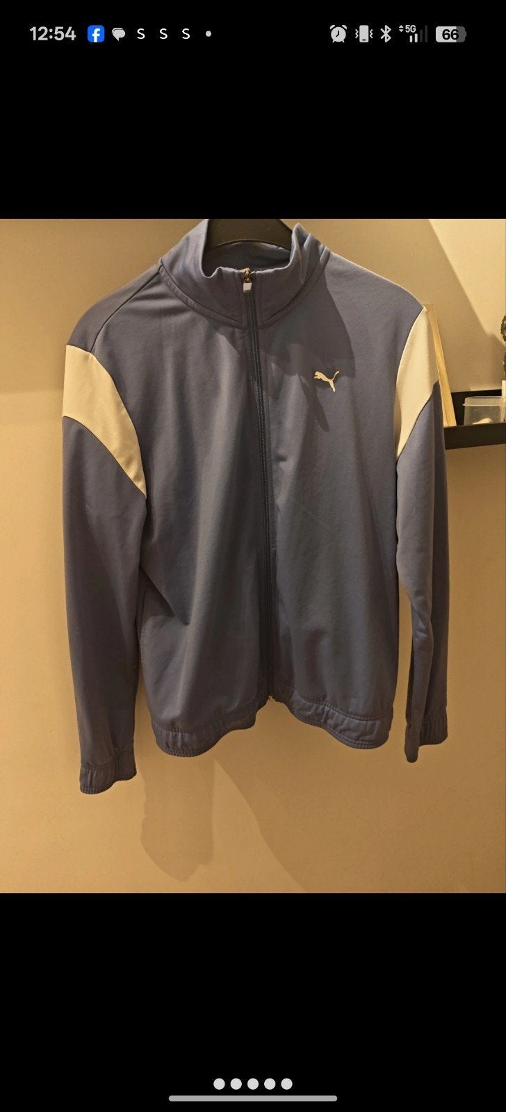 Puma trainingsjack - Maat M, Maat 38/40 (M), Puma, Paars, Ophalen of Verzenden