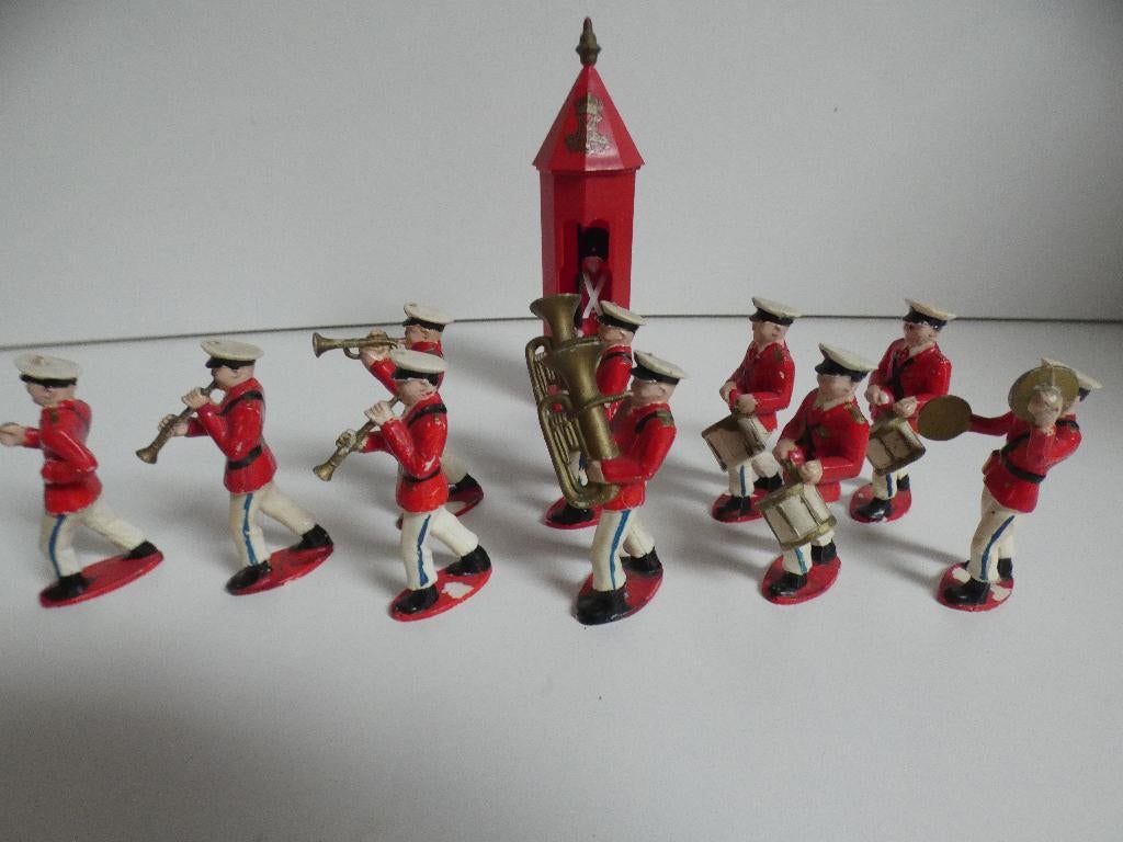 Te koop set vintage Reisler soldaten, Ophalen of Verzenden, Gebruikt