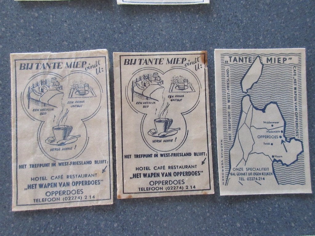 3x Opperdoes, ho-ca.-rest.Het Wapen van Opperdoes/Tante Miep, Verzamelen, Verzenden, Nederland