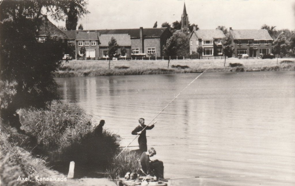 AXEL Kanaalkade Kleine Kreek, Verzamelen, Ansichtkaarten | Nederland, Verzenden, 1960 tot 1980, Ongelopen, Zeeland
