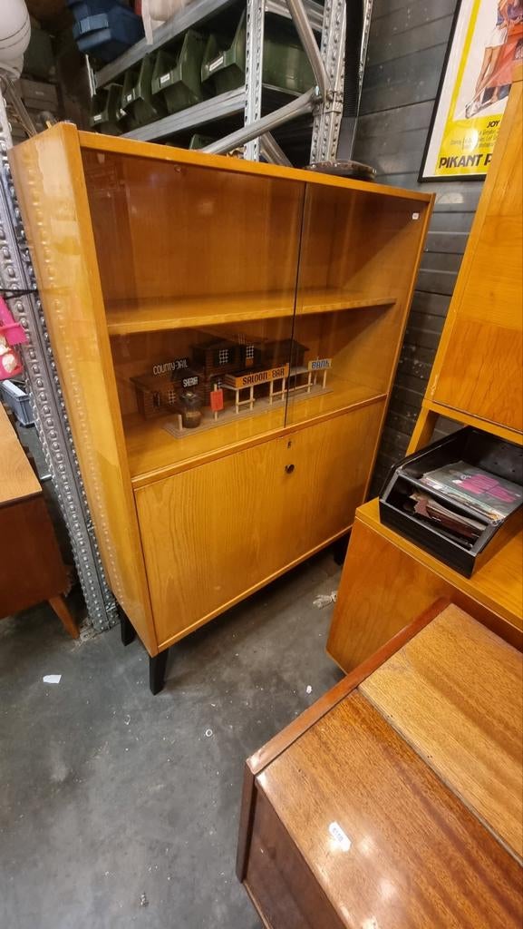 Vintage secretaire jaren 60, Ophalen, Gebruikt, ,, ,