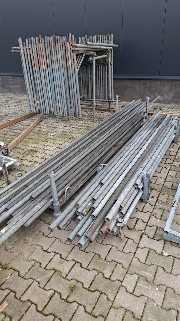 Complete bouwsteiger voor woning - diverse maten buizen, Ophalen, Overige typen, 5 meter of hoger