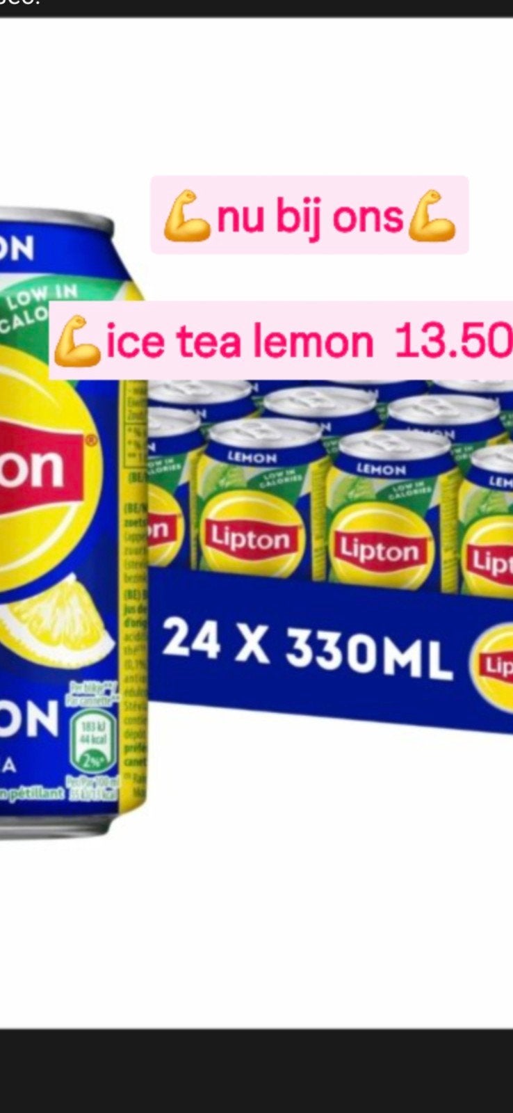 Lipton lemon‼️13.50 per tray‼️, Ophalen of Verzenden
