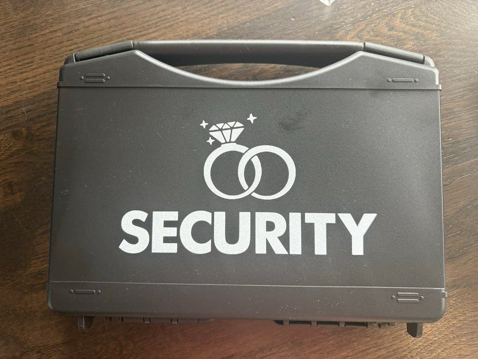 Huwelijksbeveiliging Set - Ring Security Koffer, Motoren, Accessoires | Koffers en Tassen, Nieuw, Ophalen of Verzenden