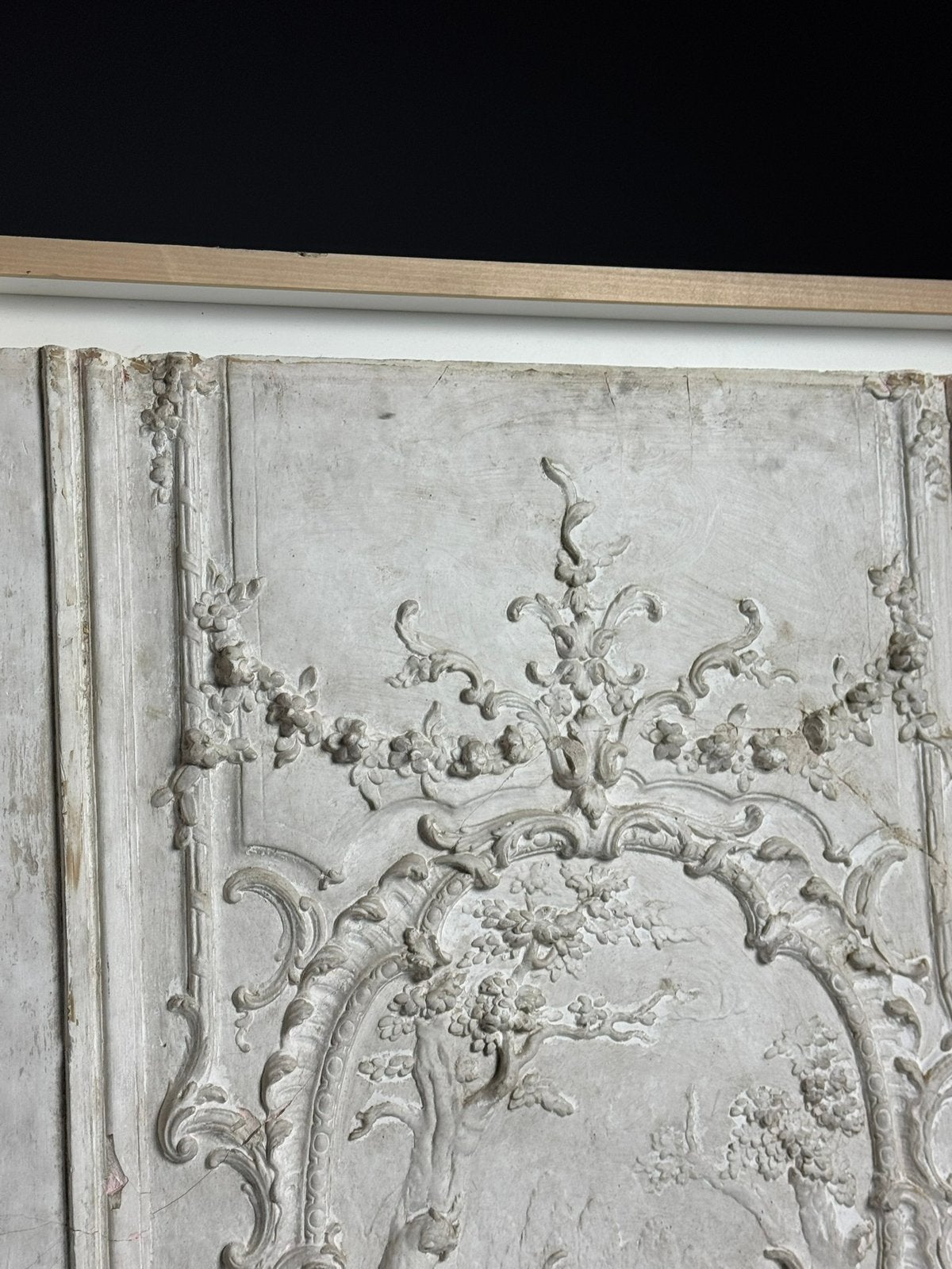 Gips plafond ornament in lijst wand decoratie, Antiek en Kunst, Ophalen of Verzenden
