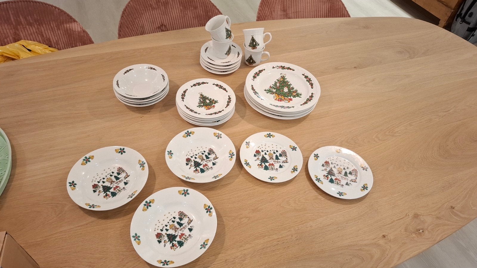 Kerst servies, Ophalen, Gebruikt, Keramiek, Overige stijlen