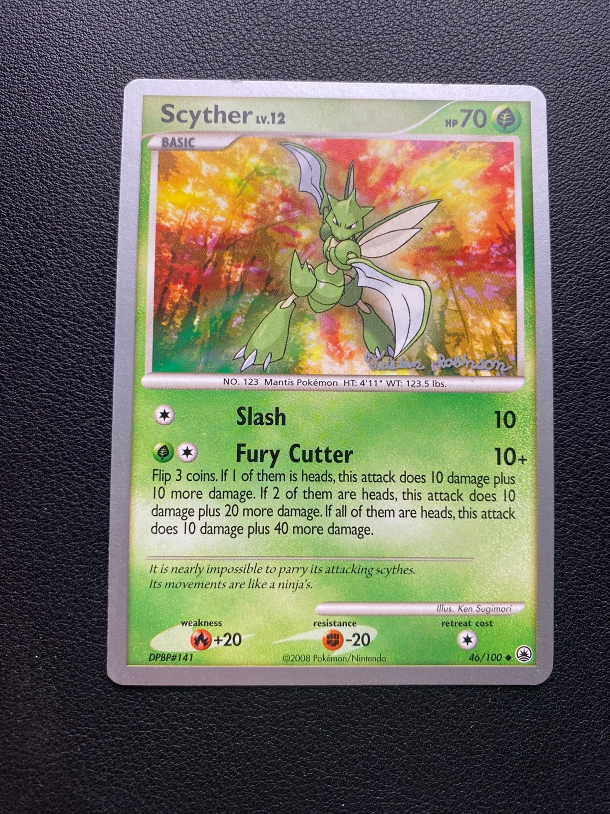 Scyther - World Championship 2008 - Pokemon kaart, Ophalen of Verzenden, Zo goed als nieuw