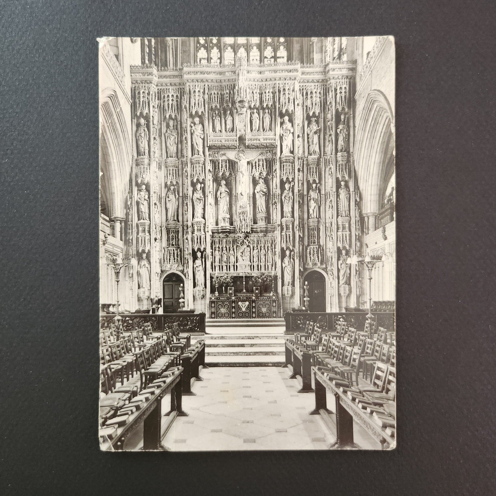 Echte foto/ kaart Winchester Cathedral - The Great Scre, Verzenden, 1960 tot 1980, Gelopen, Engeland