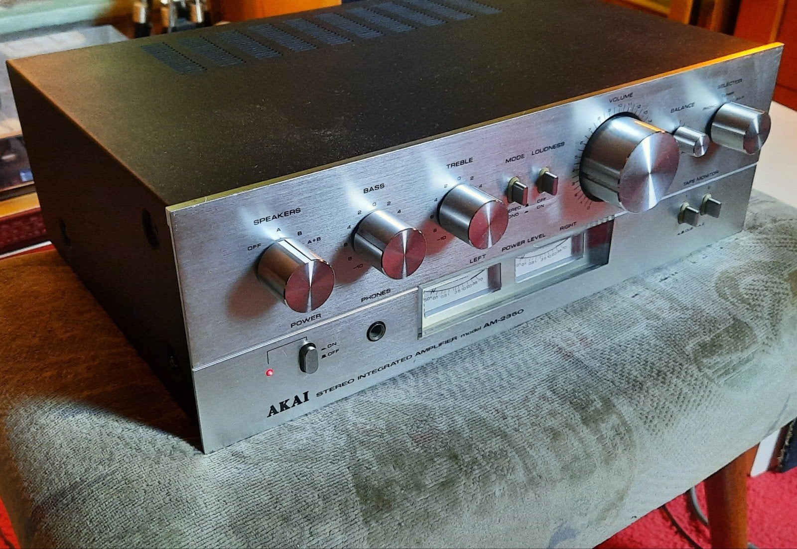 Te koop Akai Am-2350 versterker ✅️, Ophalen, Gebruikt, Minder dan 60 watt, Overige merken