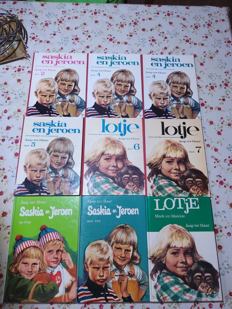 Saskia en Jeroen & Lotje boeken - Jaap ter Haar (9 stuks), Ophalen of Verzenden, Gelezen, Jaap ter Haar, Fictie algemeen