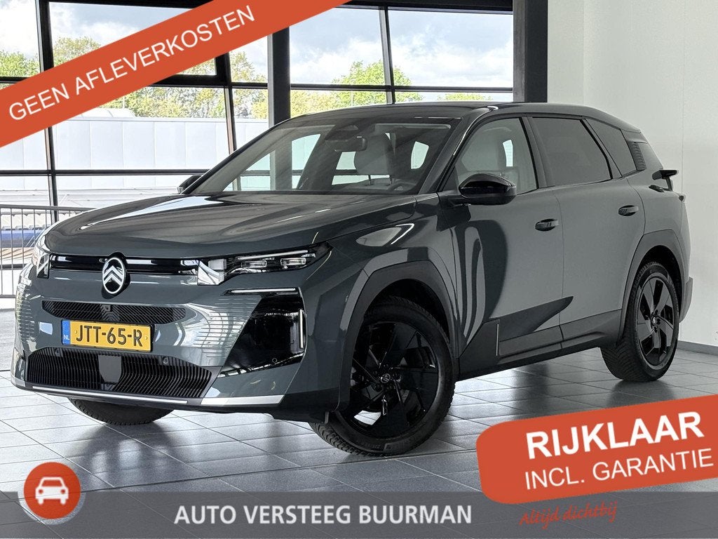Citroen C5 Aircross 1.2 Hybrid 145 Max Automaat, Adapt Cruis, Auto's, Euro 6, 1199 cc, C5 Aircross, Leder en Stof