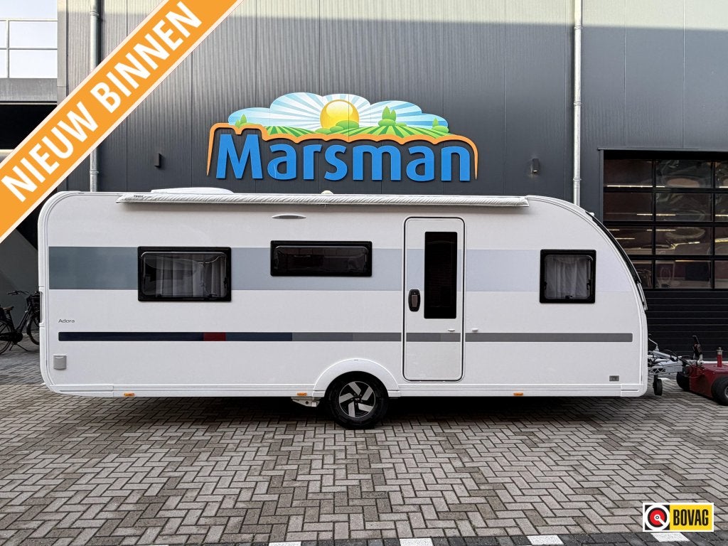Adria Adora 593 UP Zeer compleet, Rondzit, Fietsenrek, Adria, 6 tot 7 meter