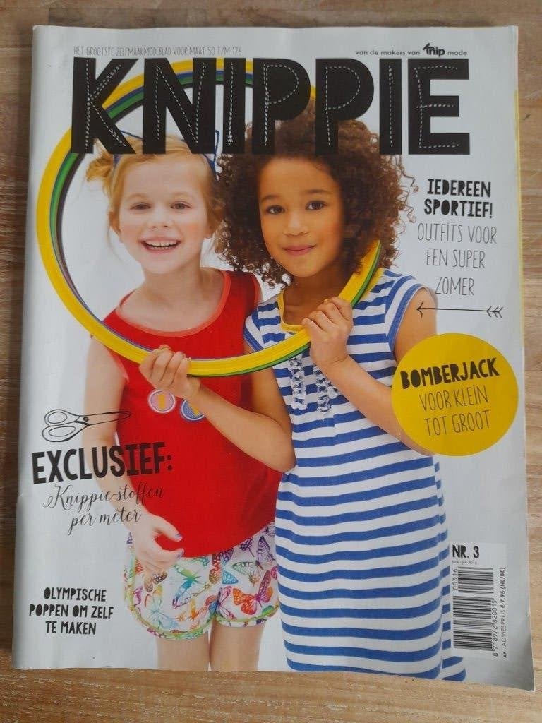 Knippie nr. 3 juni, juli 2016 - maat 50 t/m 176 ook baby, Verzenden, Zo goed als nieuw, Kind, Knippie