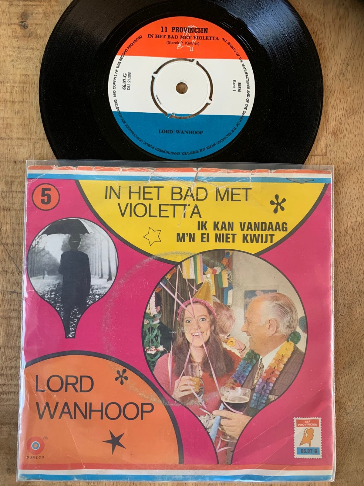 Piraten Schlager Lord Wanhoop In het bad met Violetta, Cd's en Dvd's, Ophalen of Verzenden, Gebruikt, Overige formaten, Schlager