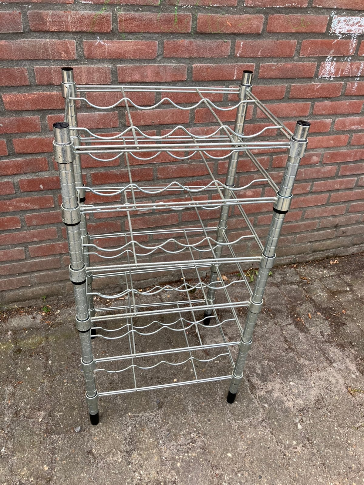 Ikea omar wijnrek, Ophalen, Gebruikt, Metaal, 5 tot 15 flessen
