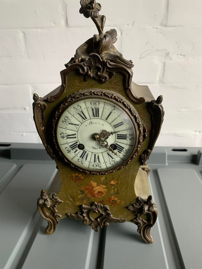 Franse tafel pendule, originele staat, Antiek en Kunst, Ophalen