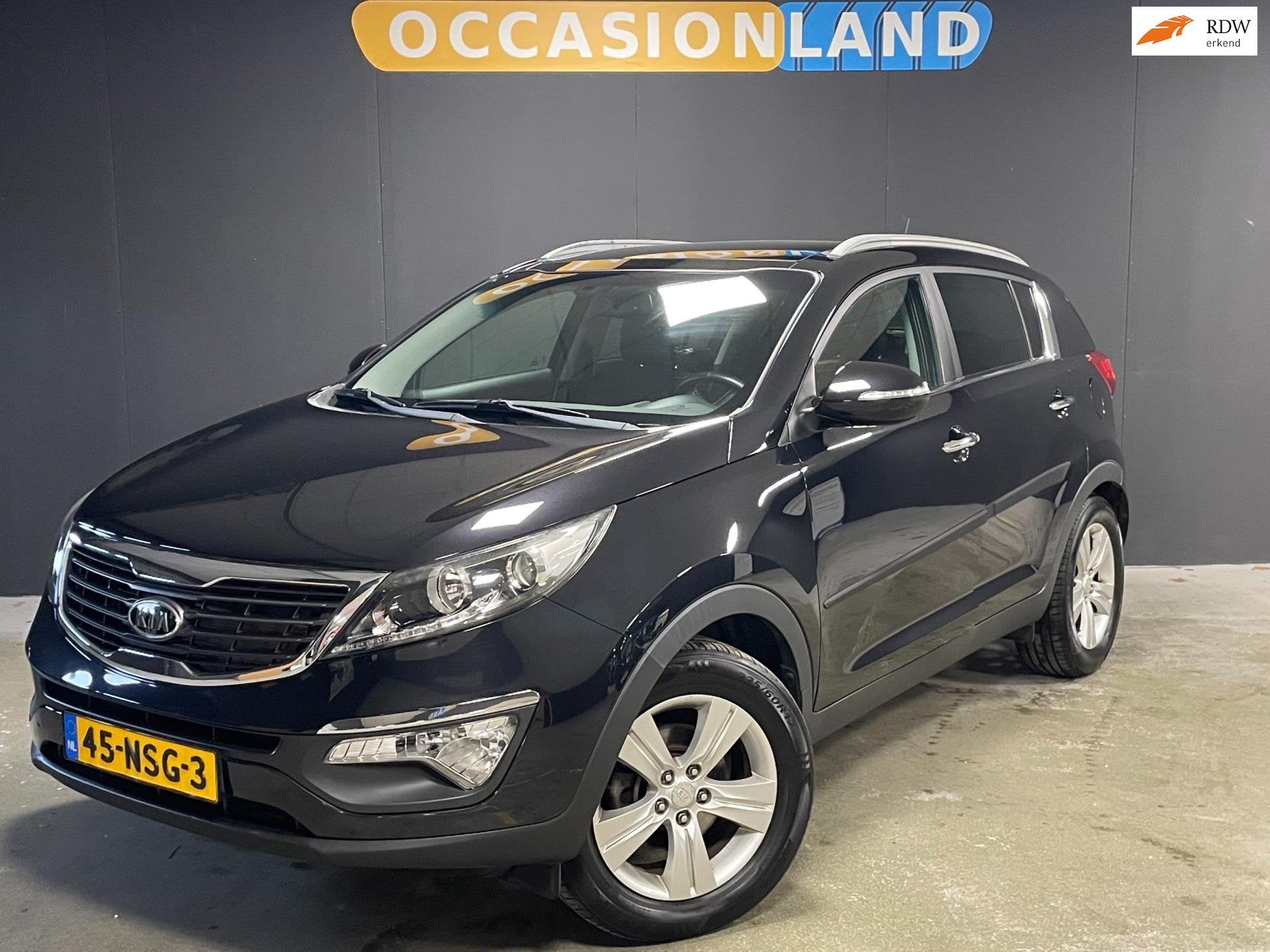 Kia Sportage 2.0 X-ecutive Plus Pack AUT|CRUISE|TREKHAAK|PAR, Auto's, Kia, Gebruikt, Zwart, Leder en Stof, Origineel Nederlands