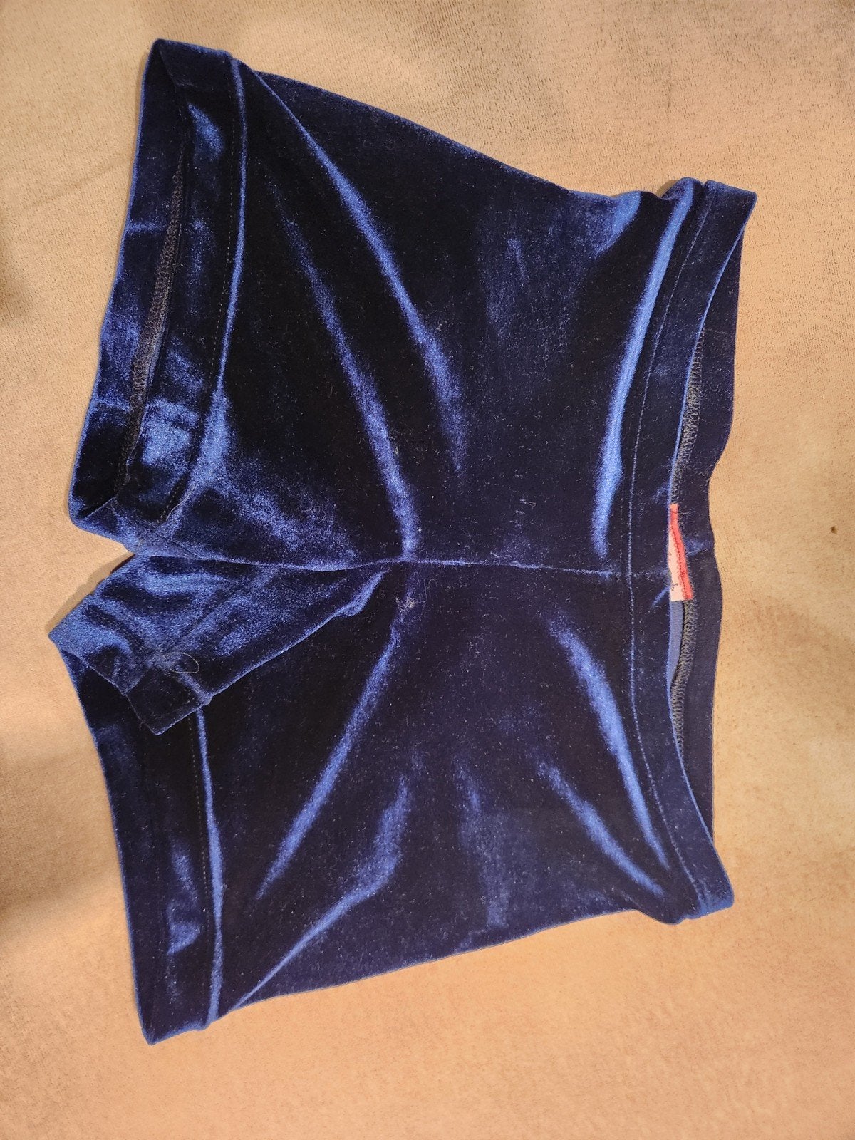 Velours Turnbroekje Maat 164 - Zo goed als nieuw, Blauw, Turnbroekje, Ophalen of Verzenden, Zo goed als nieuw