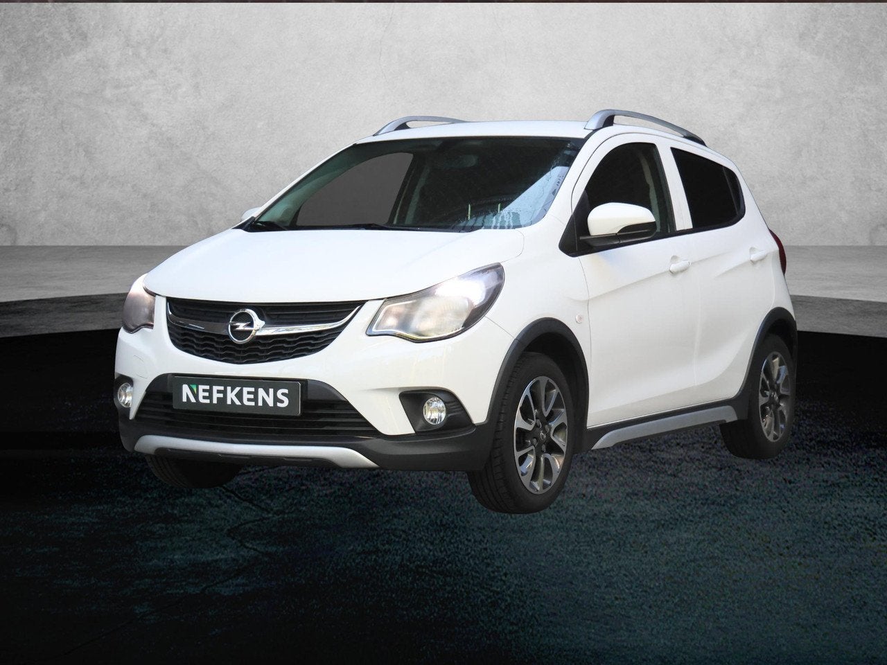 Opel KARL Rocks Online Edition 75pk | Parkeersensoren Achter, Auto's, Opel, Voorwielaandrijving, 839 kg, Gebruikt, Wit