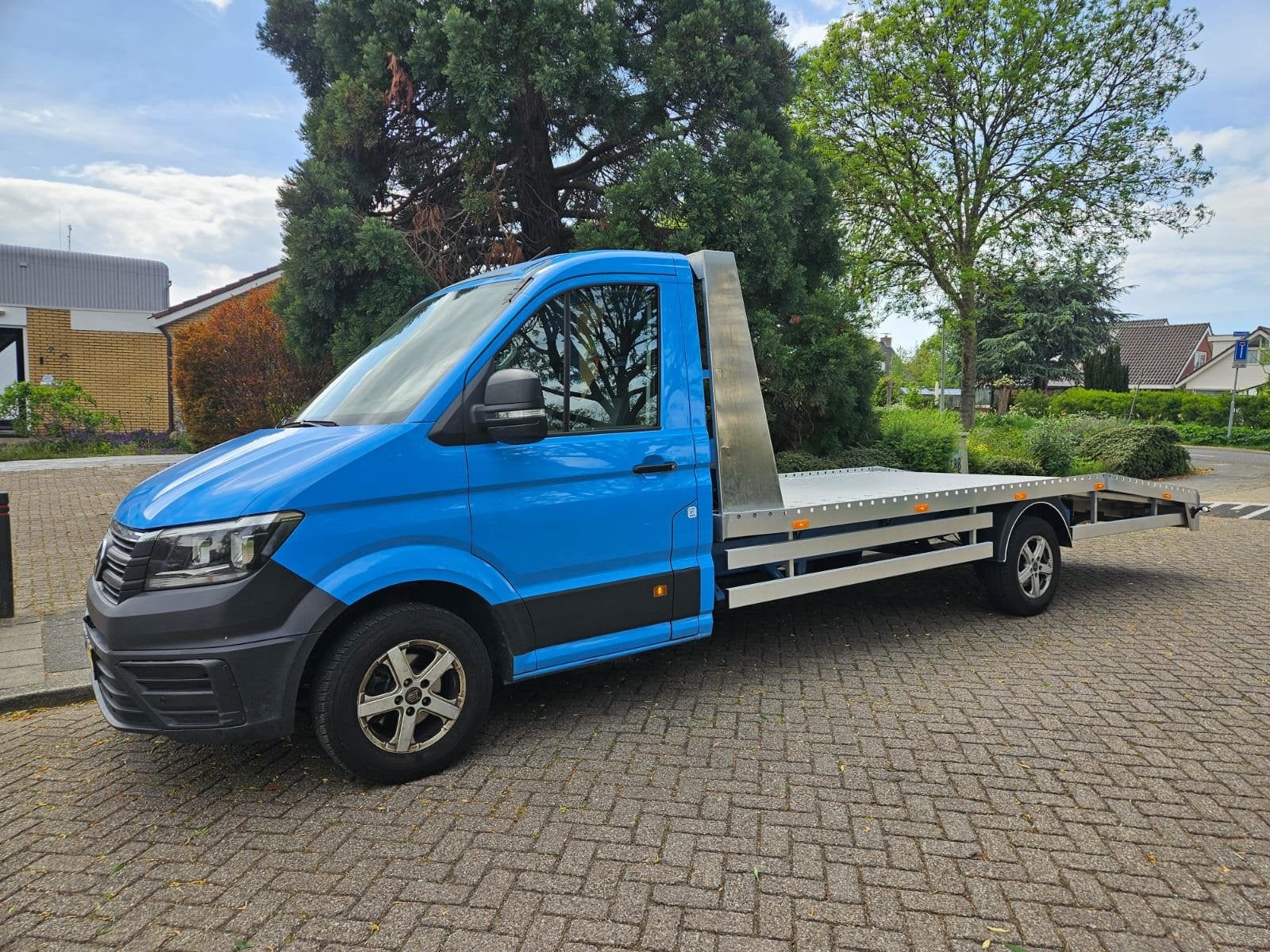 Volkswagen Crafter 2.0 TDI 160 PK Oprijwagen Autotransporter, Voorwielaandrijving, Stof, Gebruikt, 2000 kg