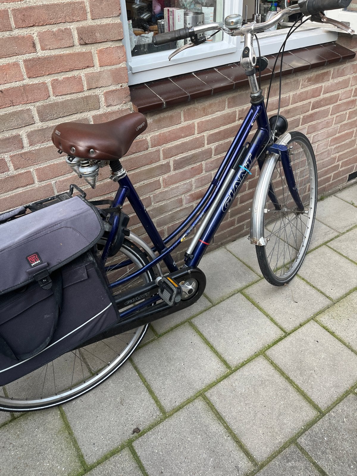Giant Damesfiets - 7 versnellingen, 61 cm frame, Fietsen en Brommers, Ophalen, Giant, Schijfrem, 53 tot 56 cm