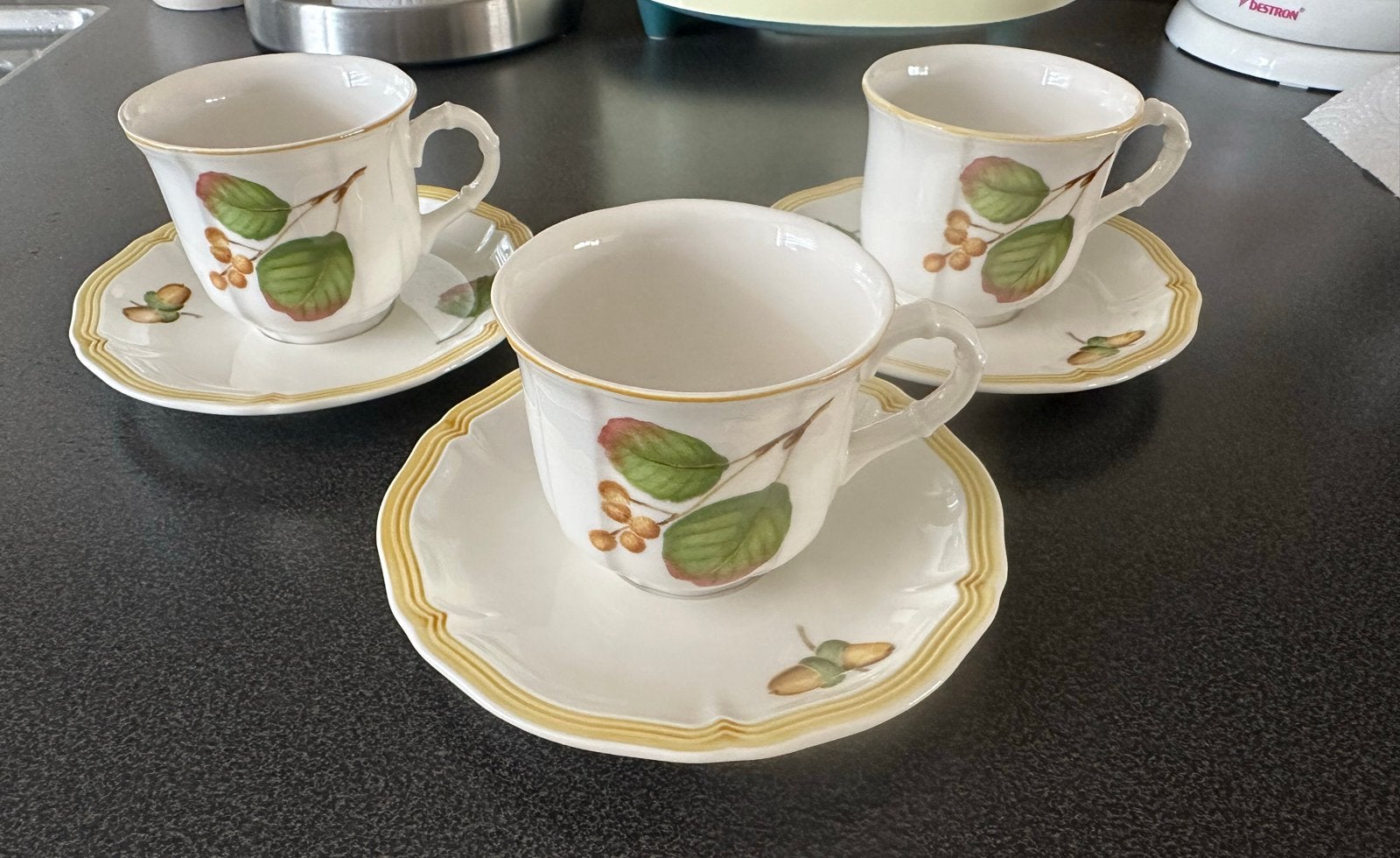 Villeroy & Boch parkland collectie kop&schotels nieuw!, Nieuw, Ophalen of Verzenden, Overige stijlen, Kop(pen) en/of Schotel(s)