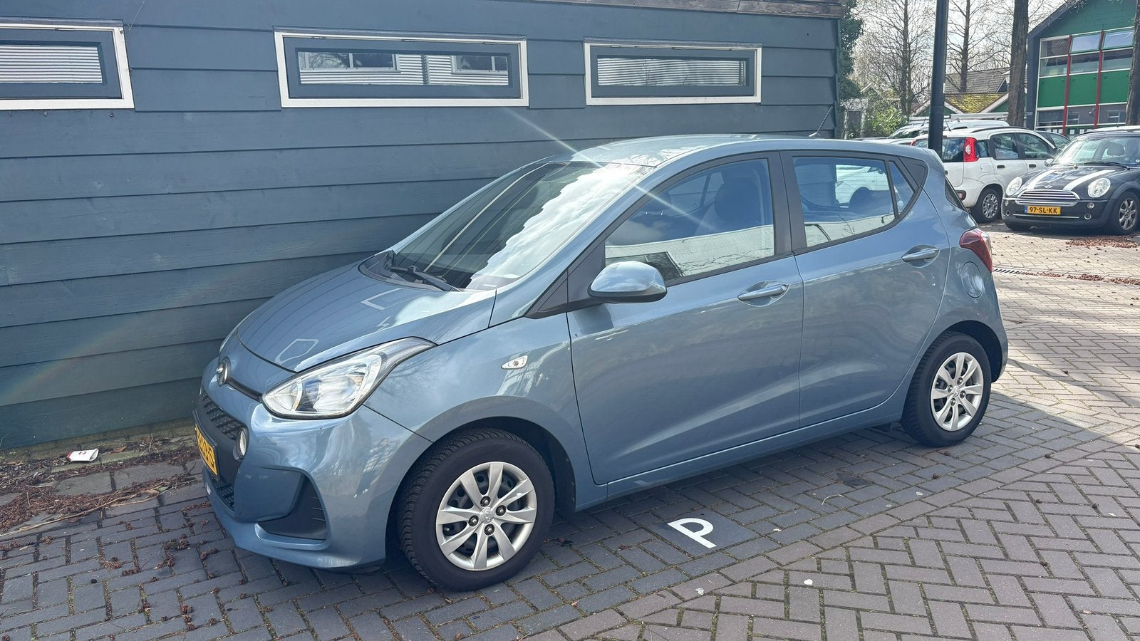 Hyundai i10 - 1.0i - 2018 - Blauw, Auto's, Hyundai, Voorwielaandrijving, Stof, Origineel Nederlands, USB