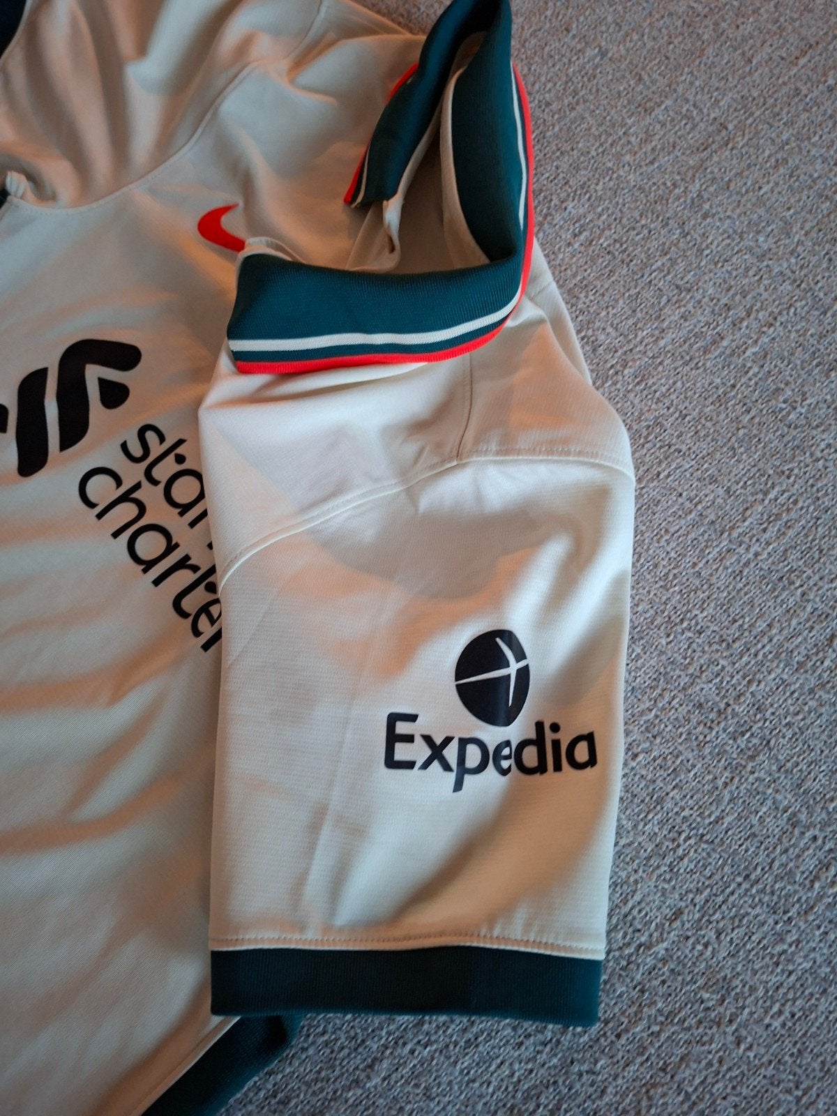 Liverpool voetbalshirt XS, 164, Kleding | Heren, Beige, Nike, Ophalen of Verzenden, Zo goed als nieuw