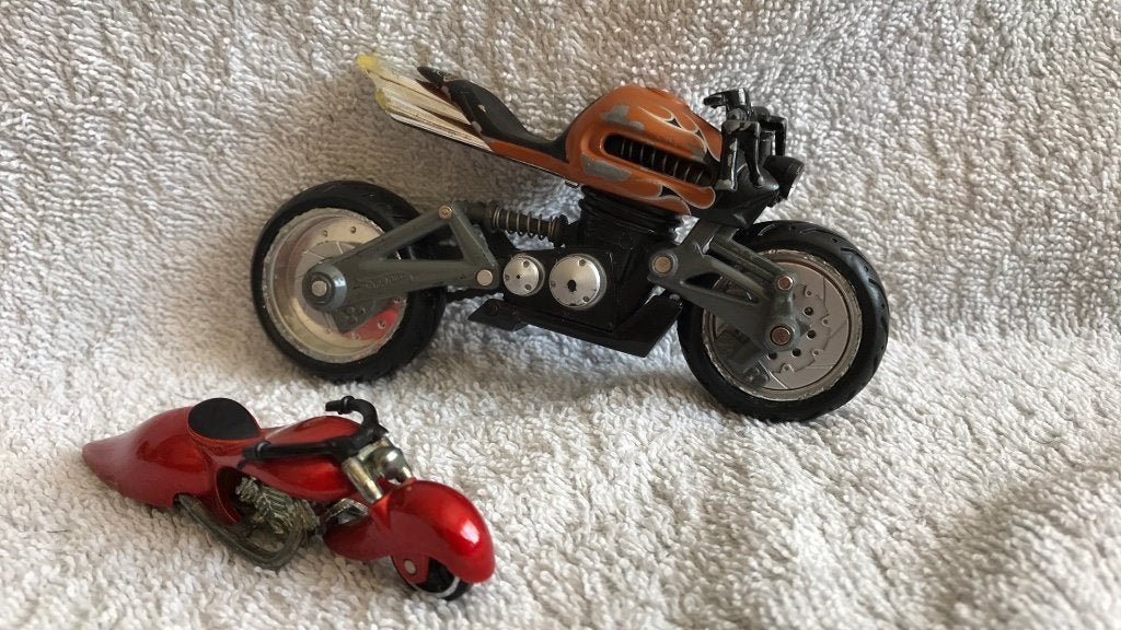 2 Hotwheels Motoren 2003, Verzenden, Gebruikt
