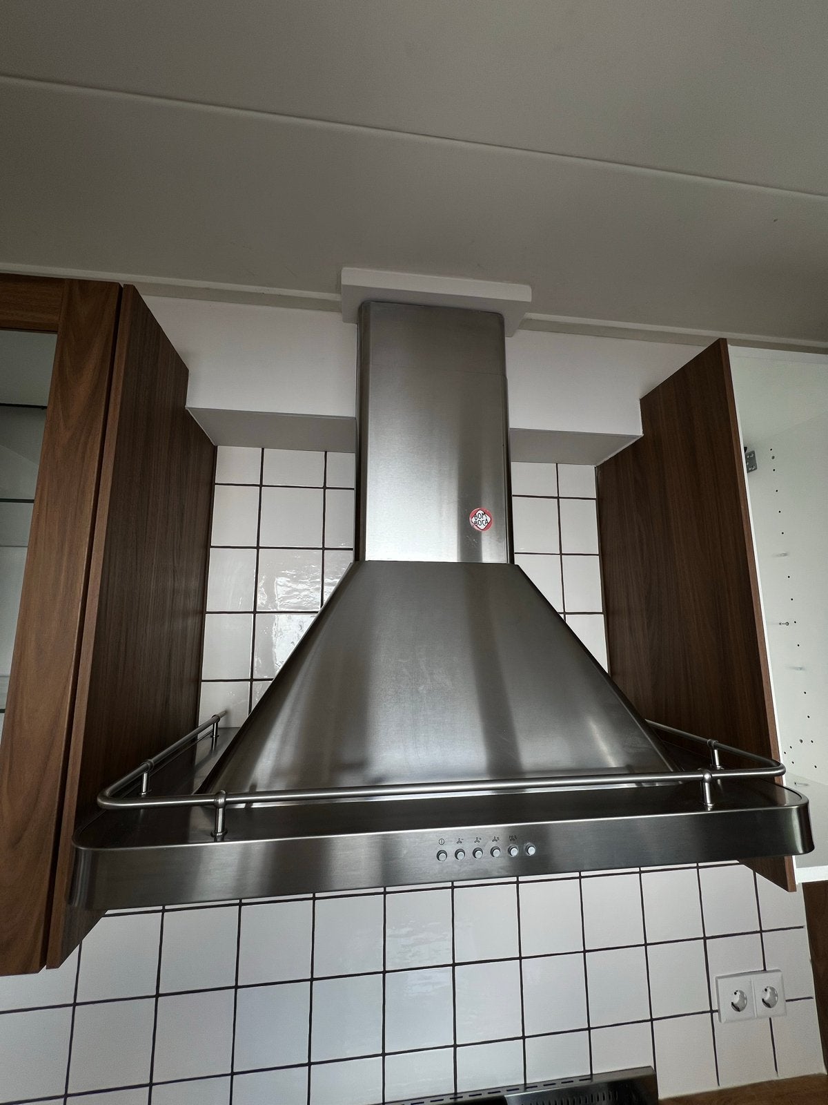 IKEA Afzuigkap - RVS Wandschouwkap, Ophalen, Gebruikt, Wandschouwkap, Vrijstaand