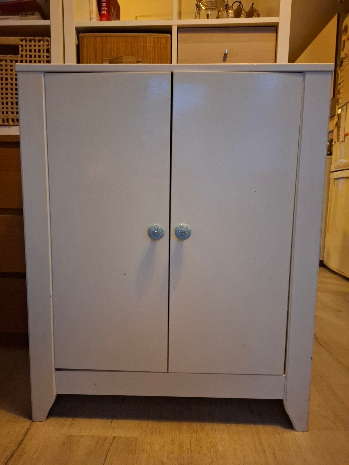 Kast wit, Ophalen, Gebruikt, Minder dan 75 cm, 105 cm of meer