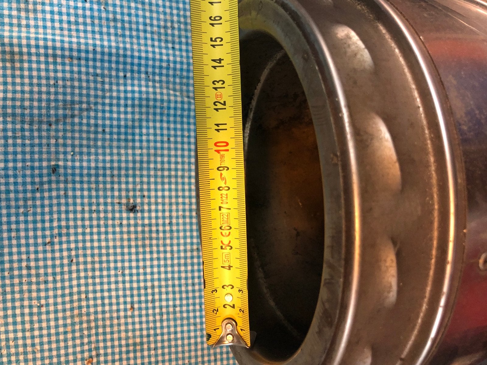 RVS Afvoerbocht 150mm - houtkachel, Gebruikt, Ophalen of Verzenden, Rvs, Minder dan 2 meter